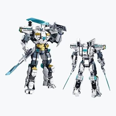 Игрушки: Конструктор робот с мечом Sluban M38-B1151 «Ледяной защитник» (Ice — 9