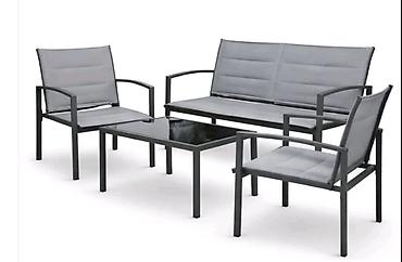 ormar za nakit lidl: Baštenska garnitura - 18000 din 🪑 Fotelja (x2) 59 × 62 × 75 cm (Š × D — 1