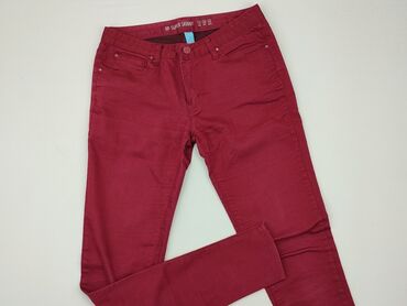 czerwone spódniczka w białe grochy: Jeans, Denim Co, M (EU 38), condition - Good