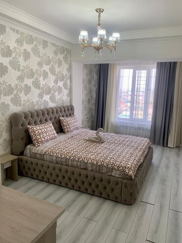 по суточные квартиры бишкек: 2 комнаты, Душевая кабина, Постельное белье, Кондиционер