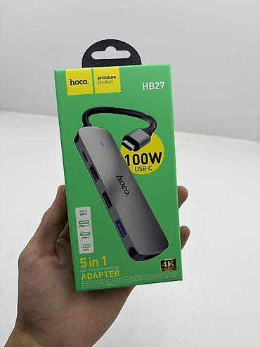 Переходник от HOCO 
5 in 1 USB-C
Цена:1500 сом