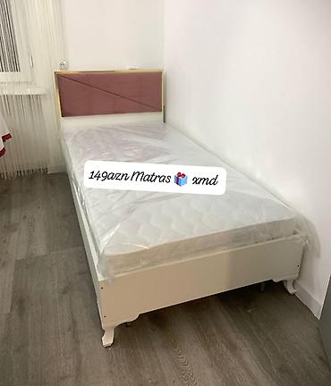 Çarpayılar: Tək nəfərlik çarpayı dəsti - Ölçü: standart tək nəfərlik (təxmini — 1