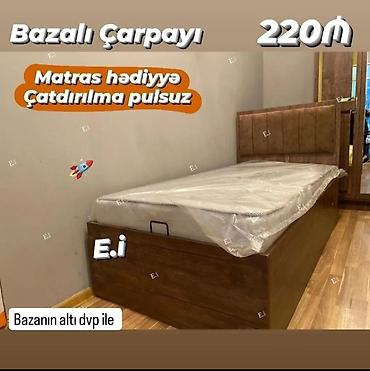 dvp: Yeni, Təknəfərlik çarpayı, Bazalı, Matras ilə, Siyirməsiz — 1