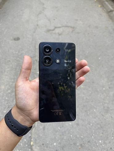 Redmi Note 13, 256 GB, rəng - Qara, Barmaq izi, İki sim kartlı, Face ID