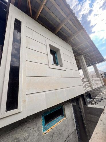 Фасадные работы: Ремонт фасада, Утепление фасада | Балясины | Гранит, Мрамор, Сары-Таш | Базальт Больше 6 лет опыта — 3