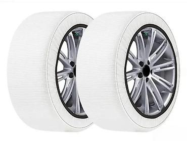Auto oprema: Menabo Snow Socks – tekstilne navlake za gume (par), veličina XL - — 1
