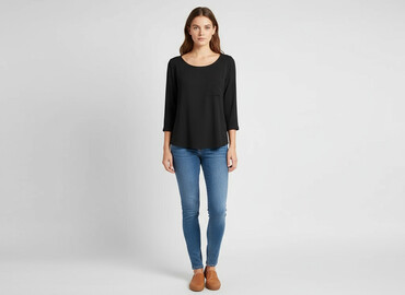 wm t shirty: H&M Basic, Women's blouse, size S