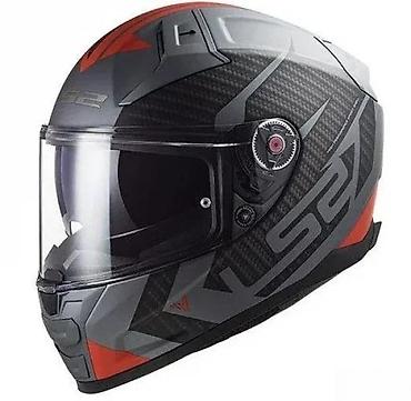 alpha: LS2 integralna kaciga za motocikl, modernog dizajna u sivoj, crnoj i — 4