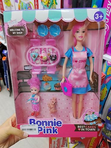 Оюнчуктар: Игровой набор кукол Bonnie Pink — «Пекарня». В комплекте: - — 1