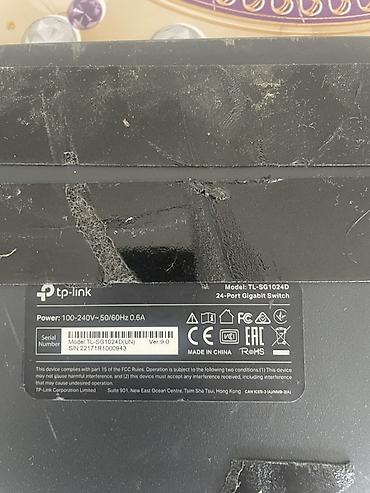 narda serfeli internet paketleri: TP-Link TL-SG1024D 24-Port Gigabit Switch - 24 ədəd 10/100/1000 Mbps — 1