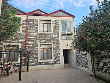 Продажа домов: 2 mərtəbəli fərdi yaşayış evi - Ümumi: daş divarlı, künc sahəli həyət — 10