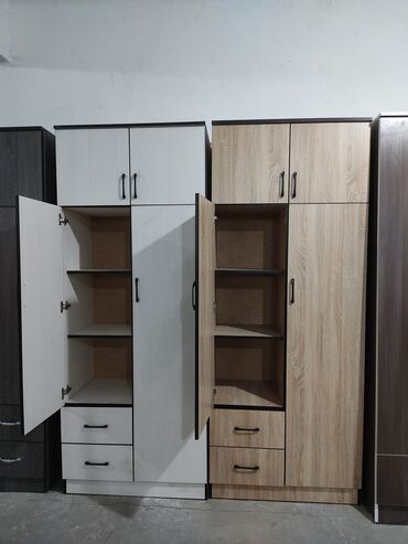 Шкафы для одежды: Шкаф для одежды, Новый, Прямой, ЛДСП — 13