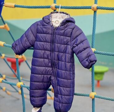 металлические пистолеты: Детский комбинезон с капюшоном - Цвет: темно‑синий Хб подклад at lalafo.kg металлические пистолеты: Детский комбинезон с капюшоном - Цвет: темно‑синий Хб подклад