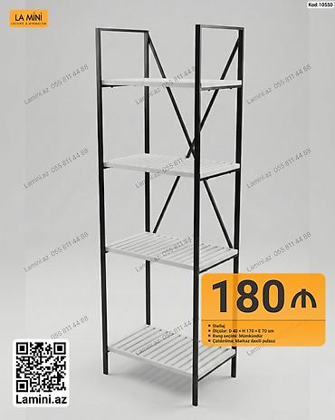 stellaj nədir: Stellaj – LA MINI (Kod: 10550) - Ölçülər: D 40 × H 170 × E 70 sm - — 1