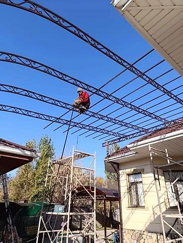 Сварка: Прочный металлический каркас, предназначенный для создания навесов и — 16