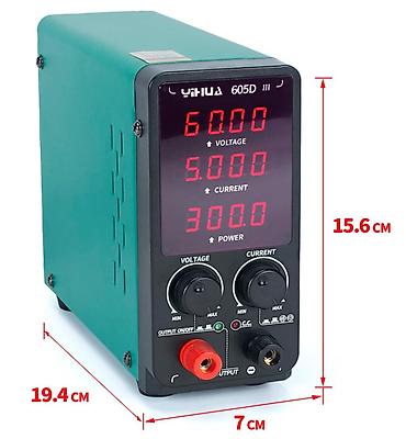 Qida blokları: Yihua 605D-III 60V 5A Tənzimlənən DC Güc Qaynağı Laboratoriya — 2