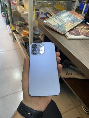 blue yeti: IPhone 13 Pro, 128 ГБ, Pacific Blue, Face ID, Беспроводная зарядка