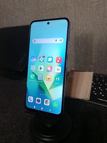 Уюлдук телефондор жана аксессуарлар: Redmi, Redmi 12, Колдонулган, 128 ГБ, түсү - Көгүлтүр, 2 SIM — 2
