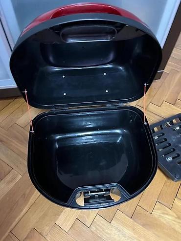 punjac za akumulator cena: Univerzalni kofer za motor/skuter sa nosačem - Tvrda gornja kutija — 4