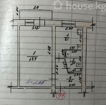 67: 1 комната, 31 м², Восток-5 мкр Хрущевка, 5 этаж, Старый ремонт — 3
