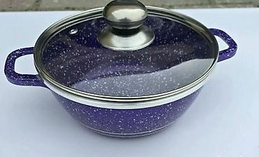 Šerpe: Pet serpi sa pet staklenih poklopaca 10 delova Eco friendly Lonac — 4