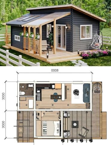 Строительство под ключ: Модульный дом из дерева и металла - Тип: сборно-модульный дом — 30