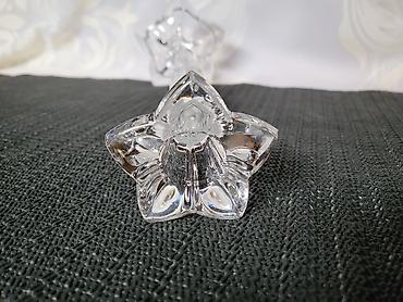 Sveće i svećnjaci: Nov nemacki kristal svecnjak cvet iz 80ih.god. Svecnja nemacki,pun — 11