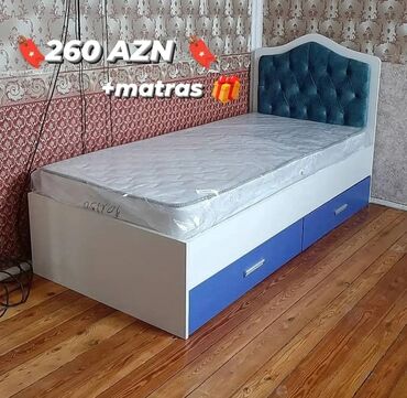 Çarpayılar: Yeni, Təknəfərlik çarpayı, Bazasız, Matras ilə, Siyirməsiz, Azərbaycan