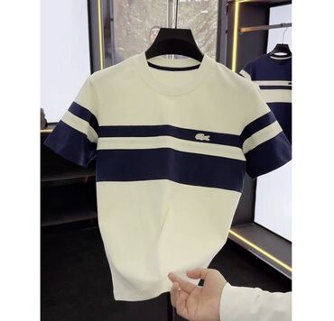 Футболки: Мужская футболка, XL (EU 42), Lacoste, Новый, цвет - Белый, Самовывоз, Платная доставка at lalafo.kg Футболки: Мужская футболка, XL (EU 42), Lacoste, Новый, цвет - Белый, Самовывоз, Платная доставка