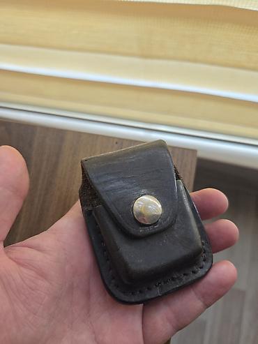 qayiş: Zippo kəmər/ceket klipsli alışqan qabı - Material: qalın, formaya — 1