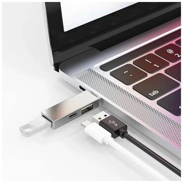 Хаб Wiwu T02 PRO Арт.1678 Type-C to Dual USB Adapter USB3.USB2. USB C