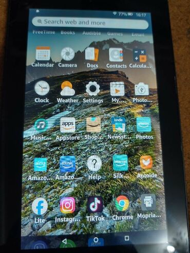 Tableti: Amazon Fire tablet - Model: na poleđini označeno kao “SV98LN”, Fire — 1