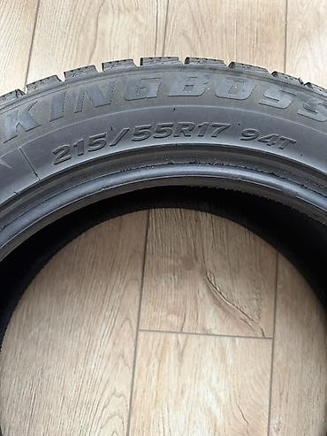 rg 45: Шины 215 / 55 / R 17, Зима, Б/у, Комплект, Легковые, Китай, KingBoss — 1