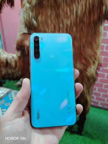 rəsmi note 10: Xiaomi Redmi Note 8, 32 GB, rəng - Göy, 
 Barmaq izi, Face ID