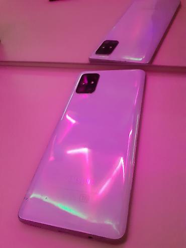 ps4 hard disk: Samsung Galaxy A71, 128 GB, rəng - Ağ, Barmaq izi — 2