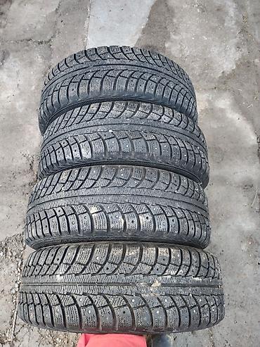r17 225: Колеса в сборе 195 / 65 / R 15, Зимняя шипованная, Б/у, Комплект, Легковые, Железные, отверстий - 4 — 5