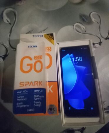 tecno pop 4 qiymeti: Tecno Spark Go 2023, 64 ГБ, цвет - Черный, Отпечаток пальца