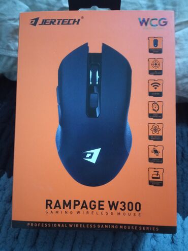 компьютерный наушники: Беспроводная мышь. Фирма Jertech модель Rampage W300. Использовалась в