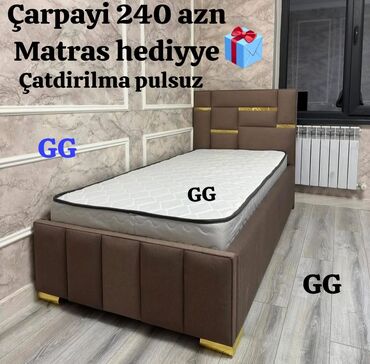 Dolablar: Sifarislə ve Yeni Çarpayi 240 azn Matras Hediyye🎁 Olcu 2×90 Reng
