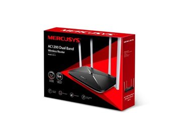 simsiz rabitə: Wifi router Mercusys AC1200 Mercusys AC12 modeli, ev və kiçik ofislər
