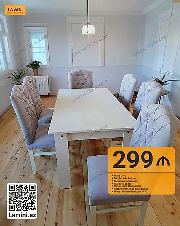 Ev və bağ: Masa dəsti – La Mini - Ölçülər: 90 × 160 sm - Mexanizm: Açılmayan - — 1