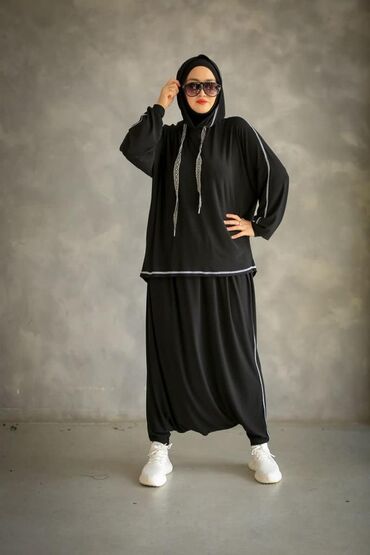 хиджаб бу: Повседневное платье, Китай, Длинная модель, Оверсайз, 2XL (EU 44), 3XL (EU 46), 4XL (EU 48)