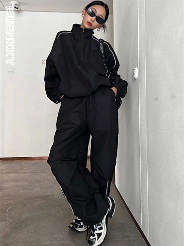 oversize: Спортивный костюм, Куртка, Китай, Оверсайз, L — 1