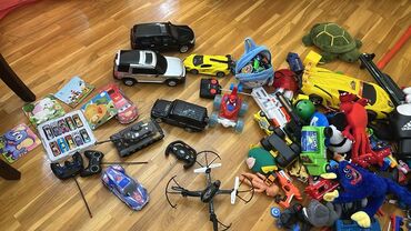 Oyuncaqlar: Uşaq oyuncaqları və oyun çadırı – böyük qarışıq dəst icinde — 11