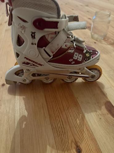 ful face kask: Uşaq üçün tənzimlənən inline (xətt) konkiseti - Brend: Powerslide - — 4