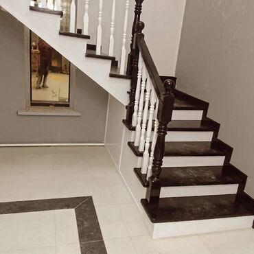 Деревянные лестницы: Лестницы шпон. лестницы из карагача.Лестницы из сосна.Установка at lalafo.kg — 4 Деревянные лестницы: Лестницы шпон. лестницы из карагача.Лестницы из сосна.Установка — 4