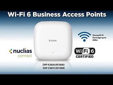 Modemlər və şəbəkə avadanlıqları: 📢D-Link DAP-X2810 AX1800 Wi‑Fi 6 Access Point 📌Standart: 802.11ax — 2