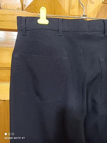 acne studio: Мужские брюки ALBERTO, тёмно-синие - Прямой крой, средняя посадка - — 2