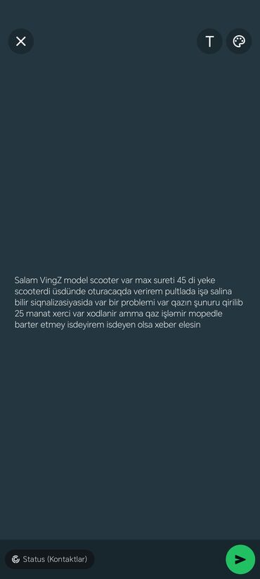 Təsbehlər: İşlənmiş Elektrik samokat 10", > 1000 Vt, > 45 km/s