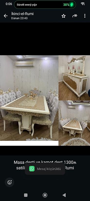 Masa desti ve kamot dest 1300₼ satilir .Unvan K.Gunesli &Rumi lalafo.az -da Masa desti ve kamot dest 1300₼ satilir .Unvan K.Gunesli &Rumi